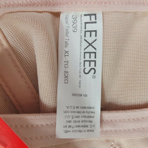 Flexees Underwonder Long Torso Waist Shaper Firm Control Boning  XLg 3939 Disc - Picture 6 of 10